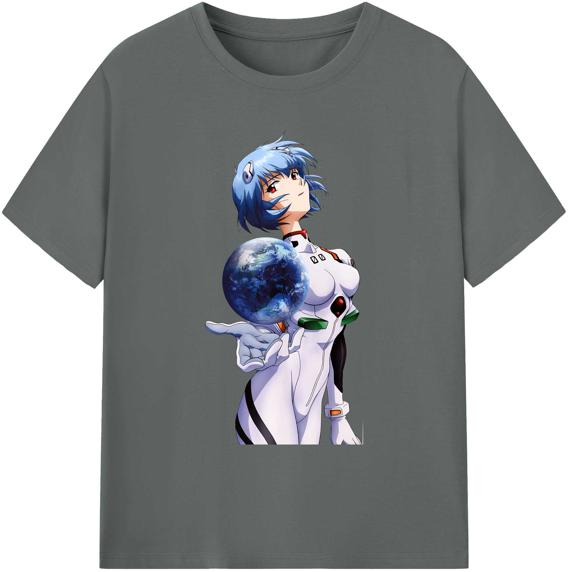 （画像用） EVA 新世紀エヴァンゲリオン 綿100％ メンズ半袖Tシャツ｜肌触りやわらか＆通気性